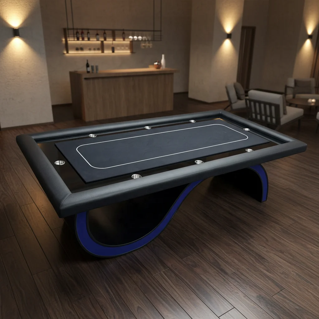High Quality Heavy Craps Table for Casino Use Customizable Felt Design Pattern Colours High-End Mahjong Gambling Table