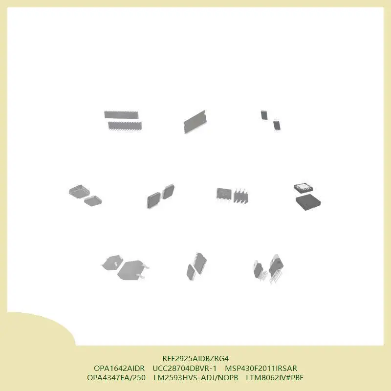 

REF2925AIDBZRG4 OPA1642AIDR UCC28704DBVR-1 MSP430F2011IRSAR OPA4347EA/250 LM2593HVS-ADJ/NOPB LTM8062IV#PBF