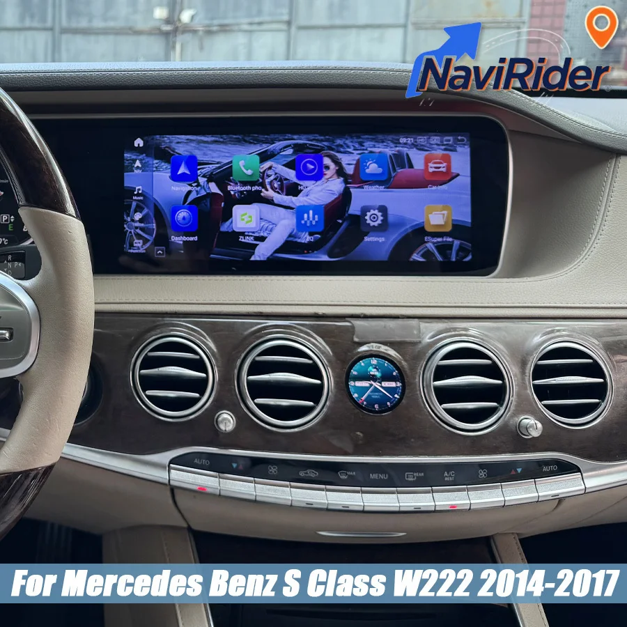 

12.3" Android Multimedia Player For Mercedes Benz S Class W222 2014-2017 CarPlay Car GPS Stereo Auto Radio Navigation Head Unit
