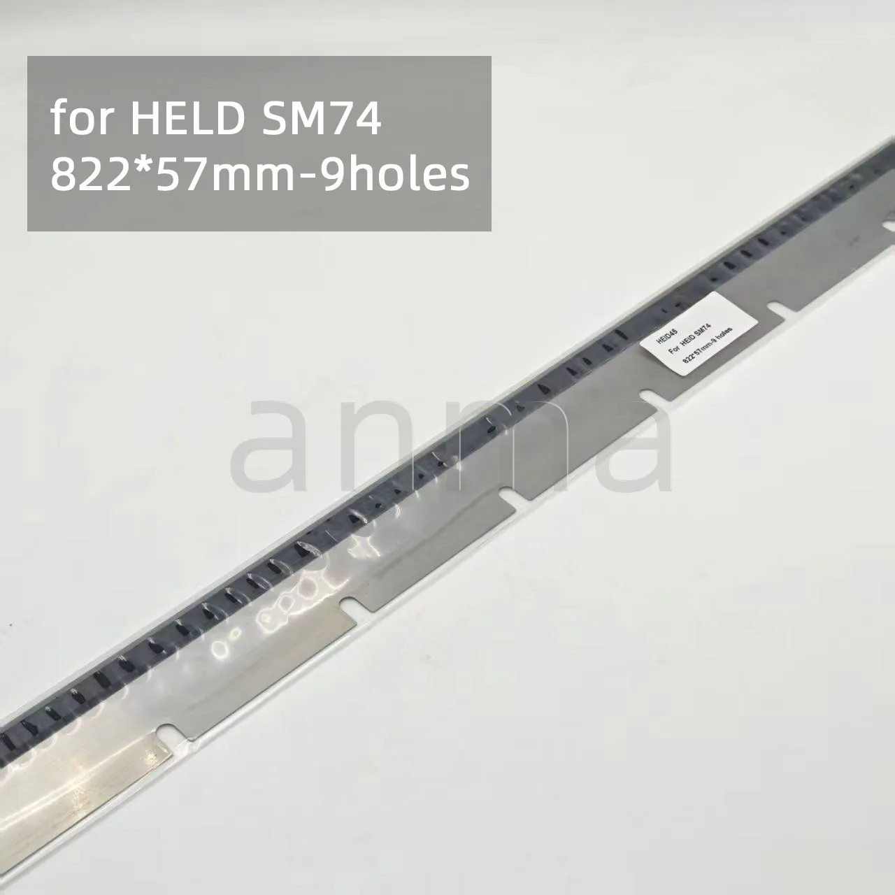 

5pcs Wash Up Blade Length 822mm 9 Holes Offset Printing Machine Spare Parts SM74 Wash Up Blade