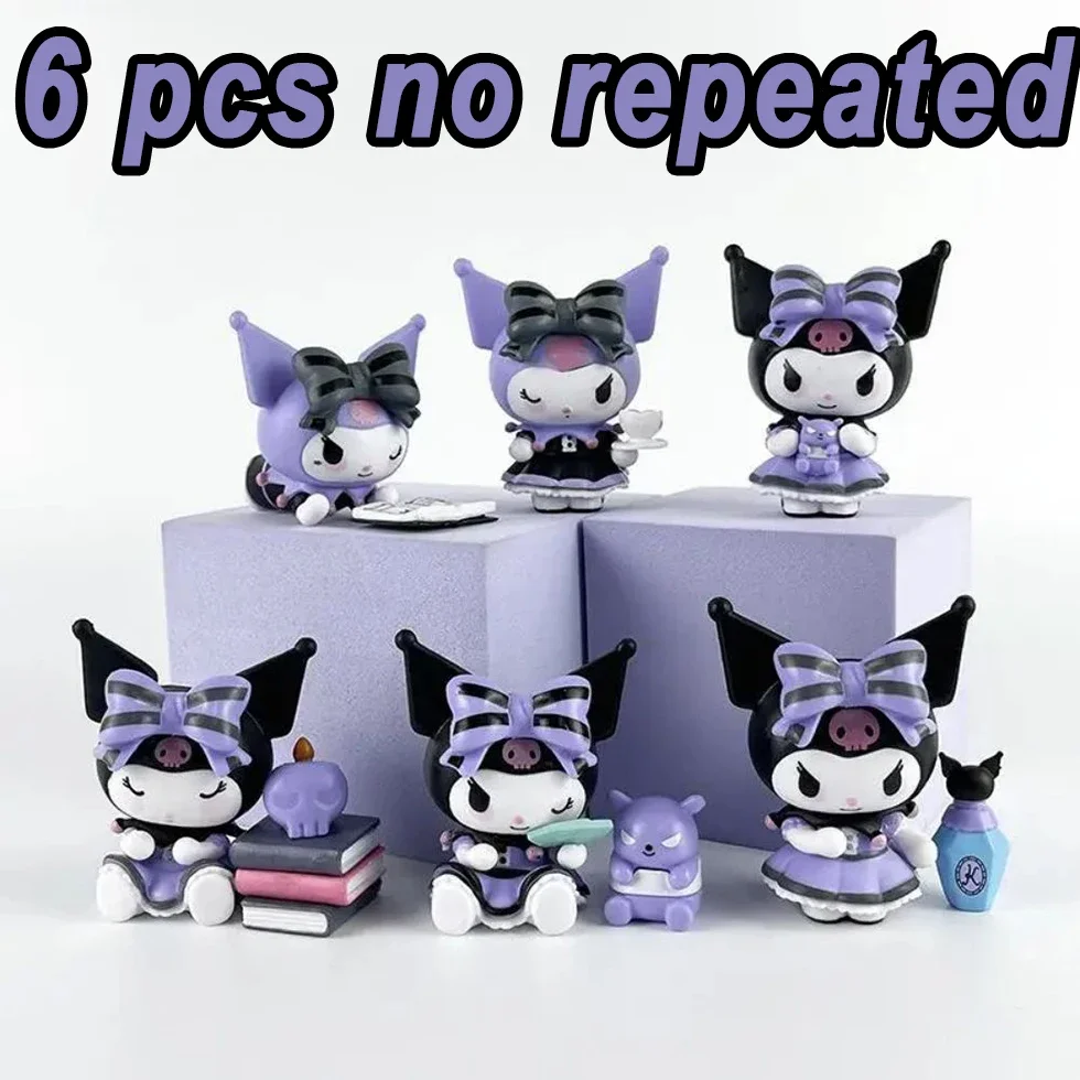 42 Stijlen Sanrio Anime Actiefiguur Kuromi Melodie Hello Kitty Cinnamoroll Poppenfiguren Diy Cake Versieren Speelgoed Geschenken
