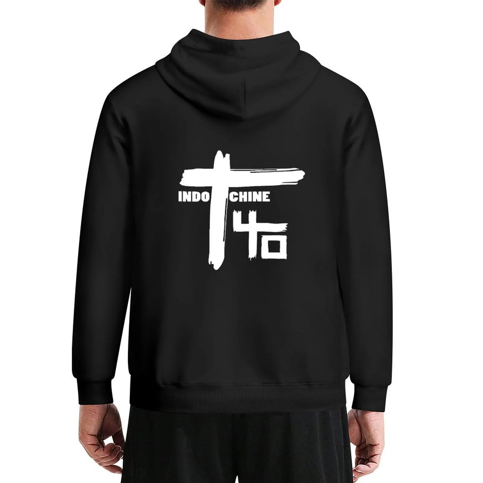 

Best of Indochine band logo1 exselna Genres Rock, new wave Hoodie blouse autumn korean style clothes hoodie man