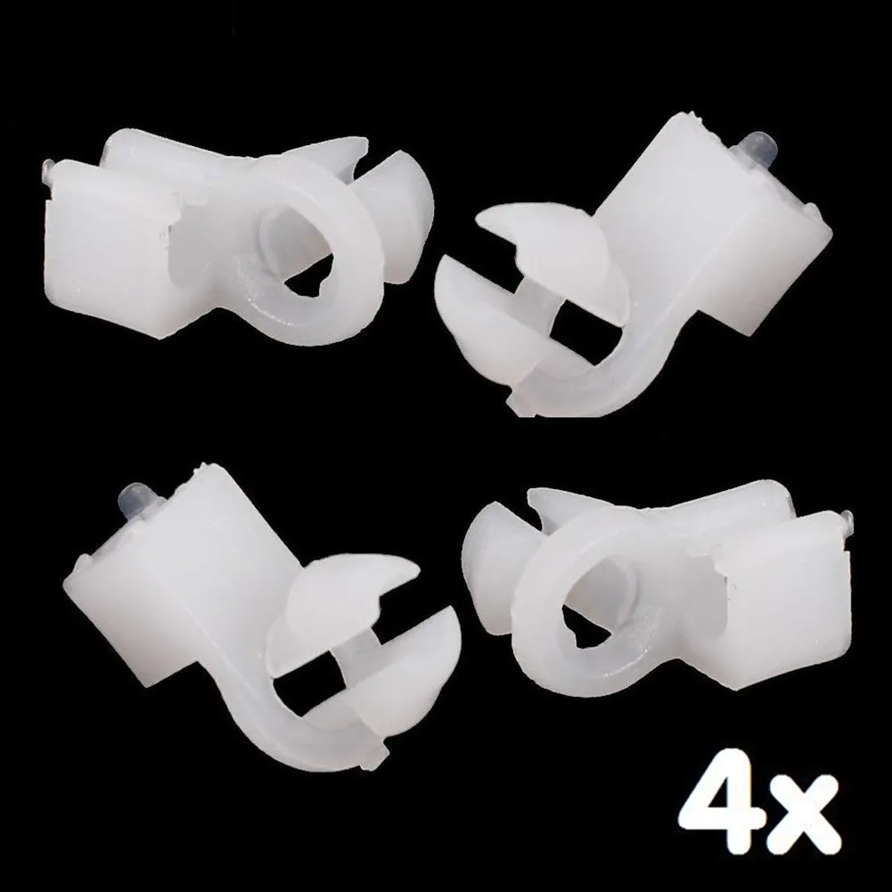 4pcs Car Door Hole Door Lock Fastener Rod Clip For Hole 5-7 Mm Door Lock Rod Clips Trim Panel Plastic Fastener