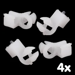4pcs Car Door Hole Door Lock Fastener Rod Clip For Hole 5-7 Mm Door Lock Rod Clips Trim Panel Plastic Fastener