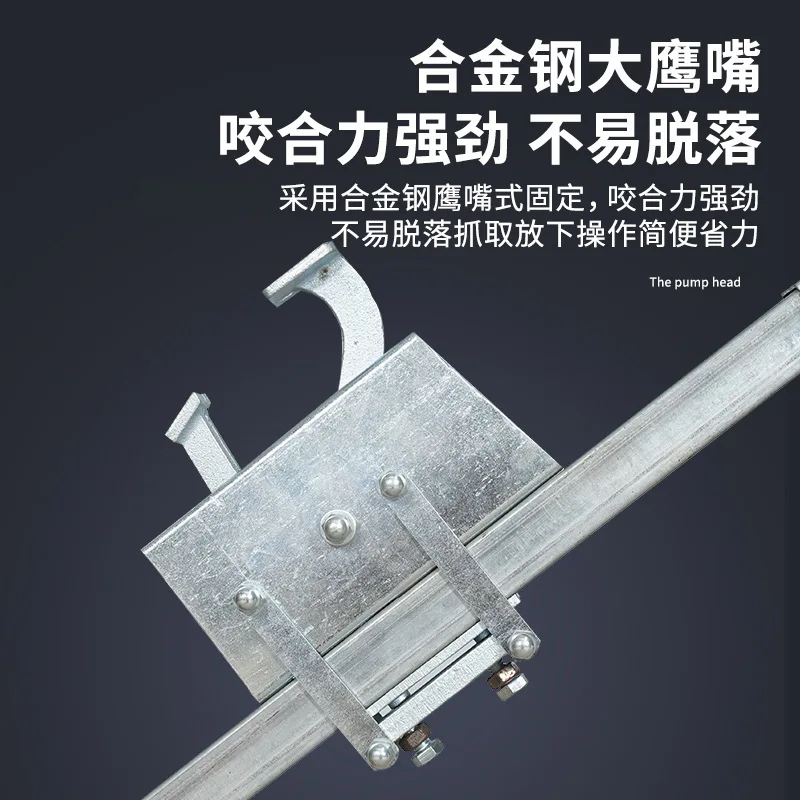 Oil truck Multifunctional iron drum trolley Eagle beak manual hydraulic oil drum truck