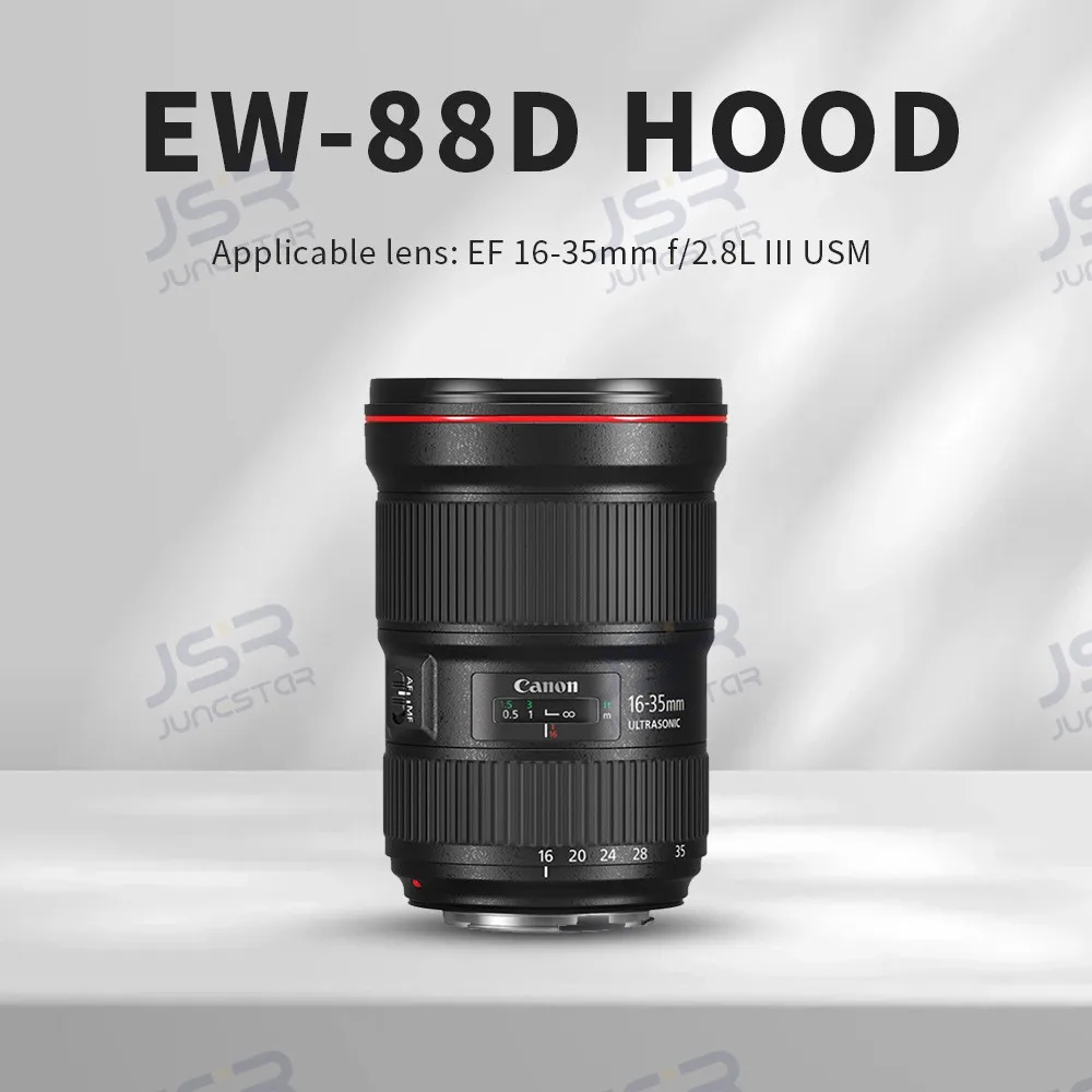 EW-88D light shield is suitable for Canon EF 16-35mm 1:2.8L III USM lens 82mm