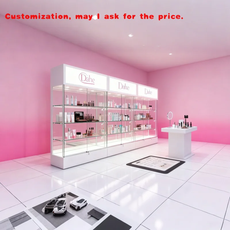 

Изготовленные на заказ. Чехлы для осветительных магазинов, полка для парфюмерии, витрина, косметическая полка, шкаф, костюм для ухода за кожей с точечными светильниками