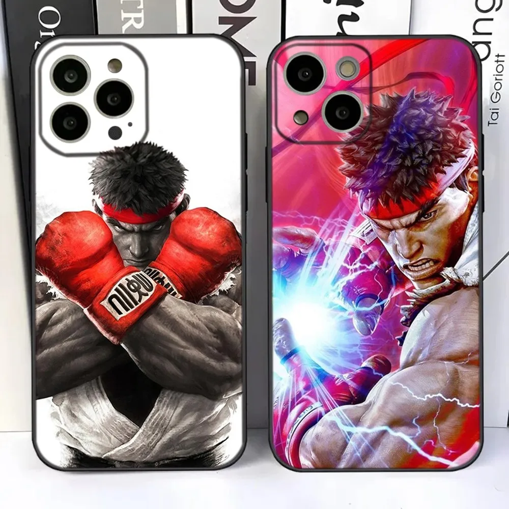 Game S-Street F-FighterS Phone Case For iPhone 15,14,13,12,11 Plus,Pro,Max,XR,XS,X,7,8 Plus,SE,Mini Silicone Soft