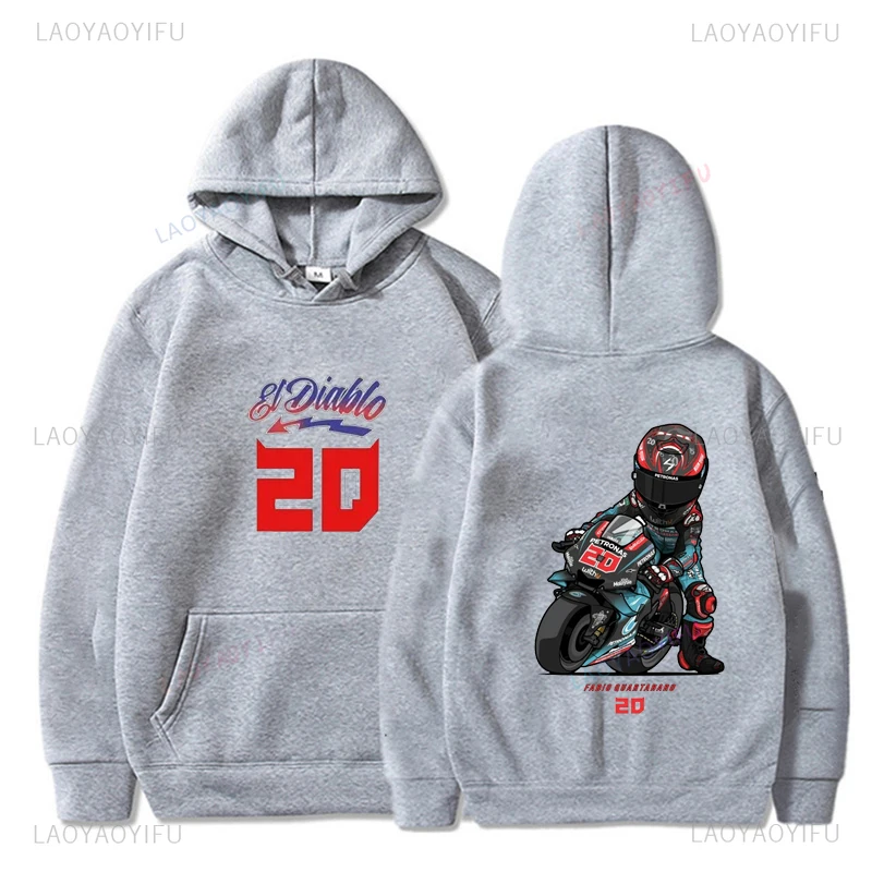 2024 New Listing Fabio Quartararo Pattern Sweatshirt Autumn and Winter  Casual Hip-hop Men Hoodies Fashion