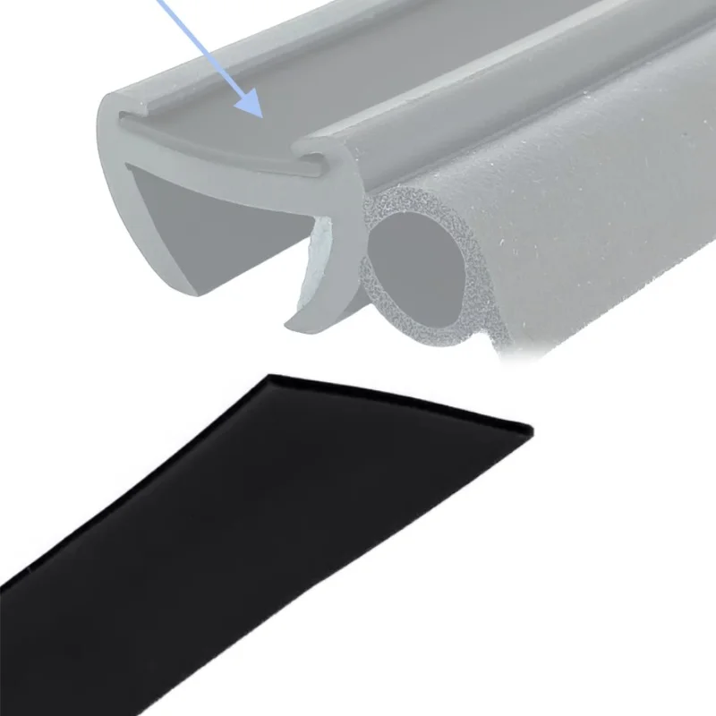 

25mm Black Window Rubber Seal RV Camper Channel Insert Cover Strip For Caravan Motorhome Accessories