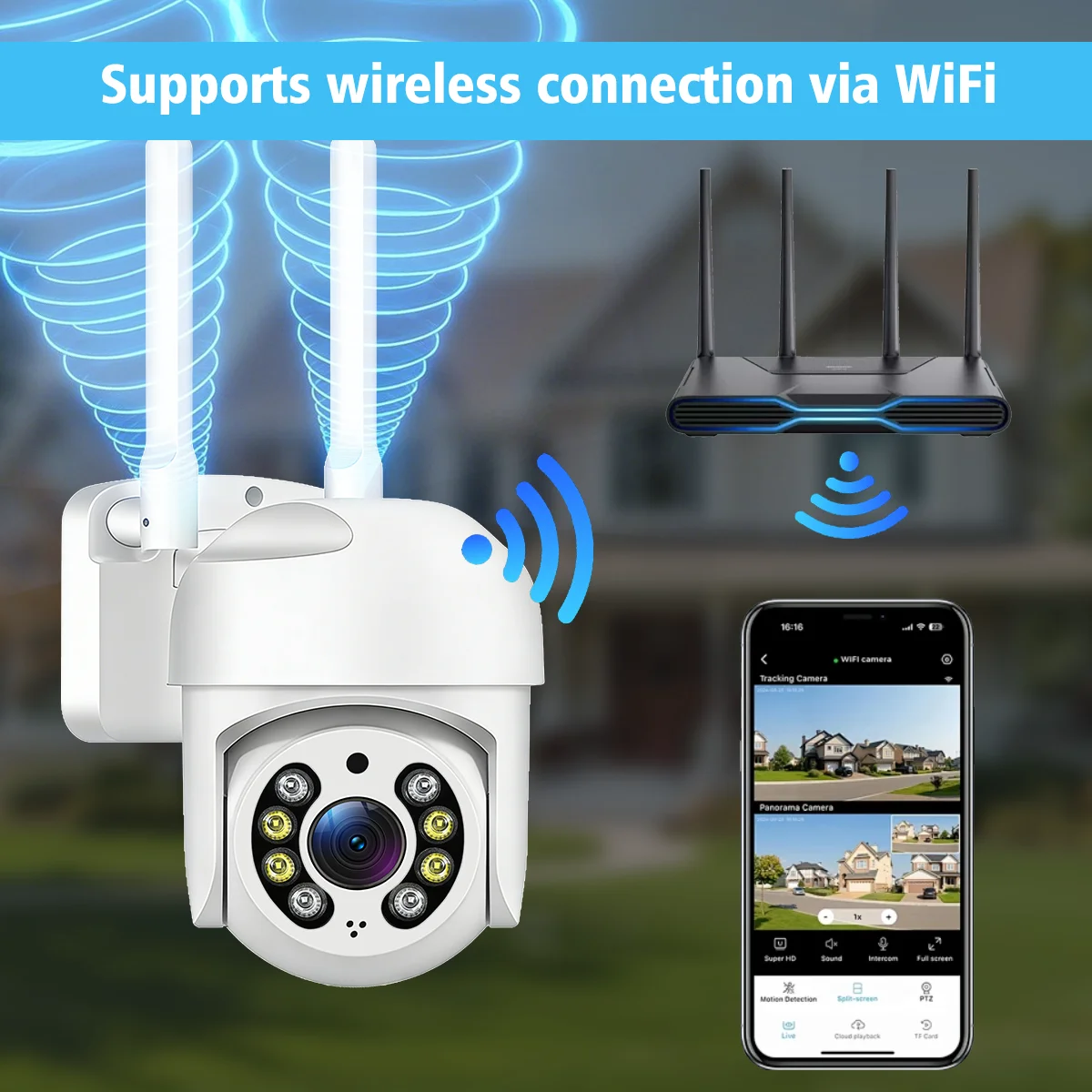 กล้อง IP 3MP ระบบตรวจสอบภายในบ - Home Cinema System บทวิจารณ์และราคา