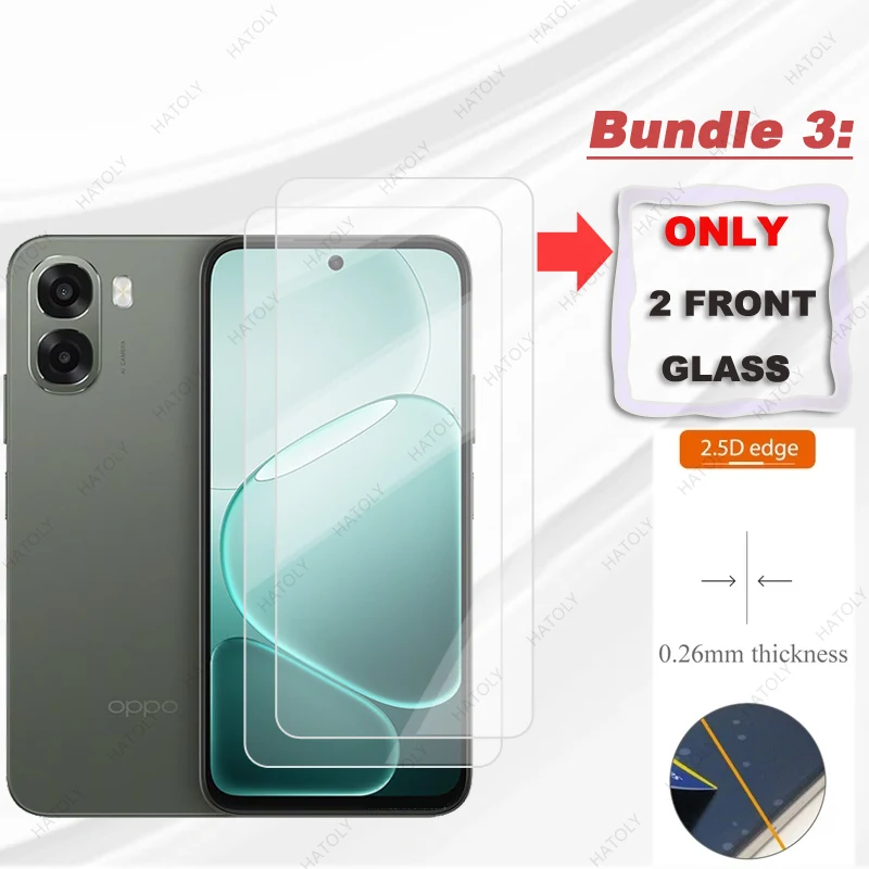 

For Oppo A6c Glass HD Clear Protective Film For Oppo A6c Tempered Glass Screen Protector For Oppo A6c Camera Lens Protector