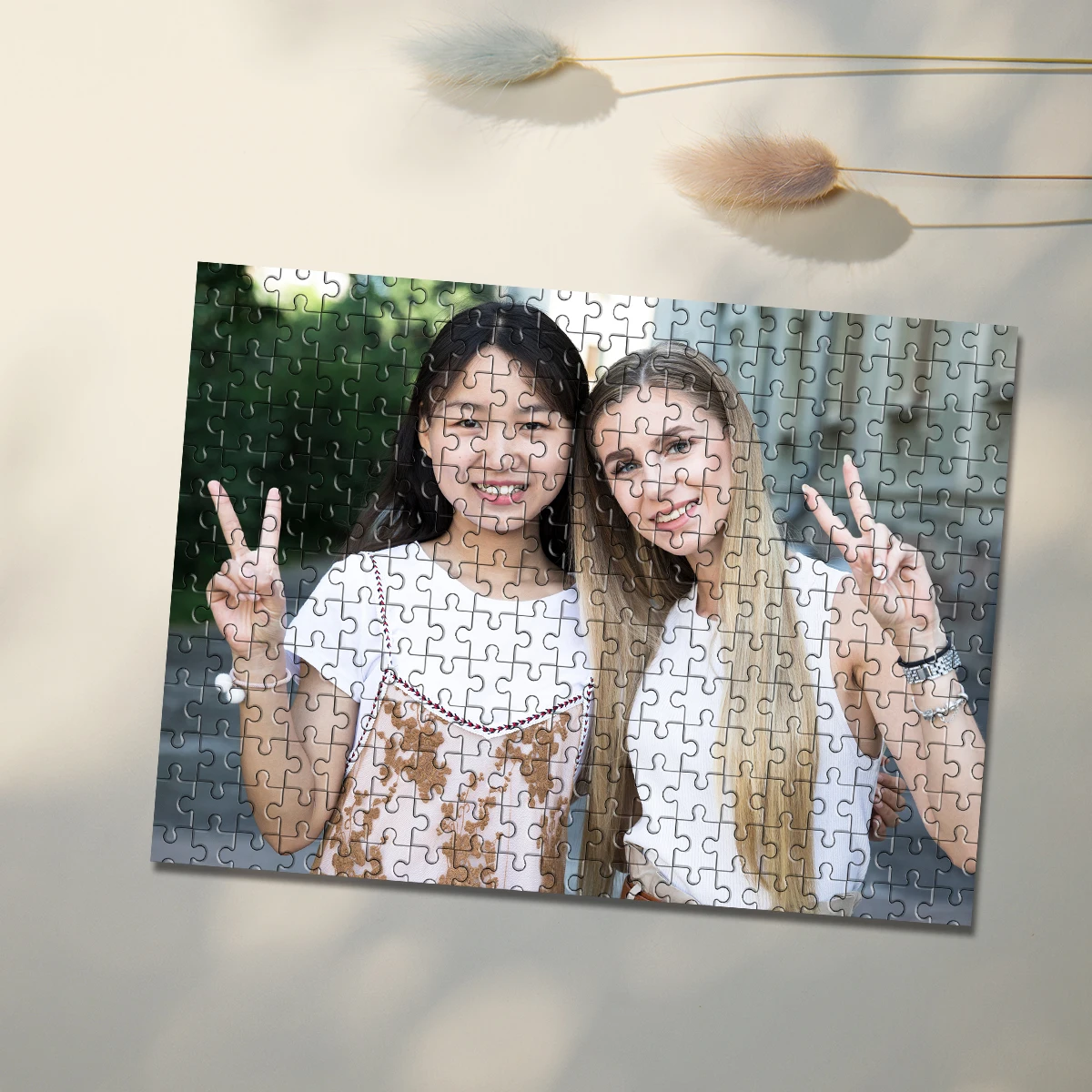 35/300/500/1037 قطعة لغز صور مخصص شخصي "ألغاز صور ملونة ديكور الذاكرة عيد الميلاد السنة الجديدة عيد الحب الذكرى السنوية