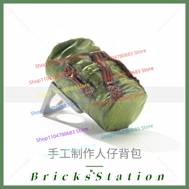 MOC ビルディングブロック ミリタリーミニフィギュア 行軍用フィールドバックパック アクセサリー組み立てモデル 教育玩具 男の子へのギフト