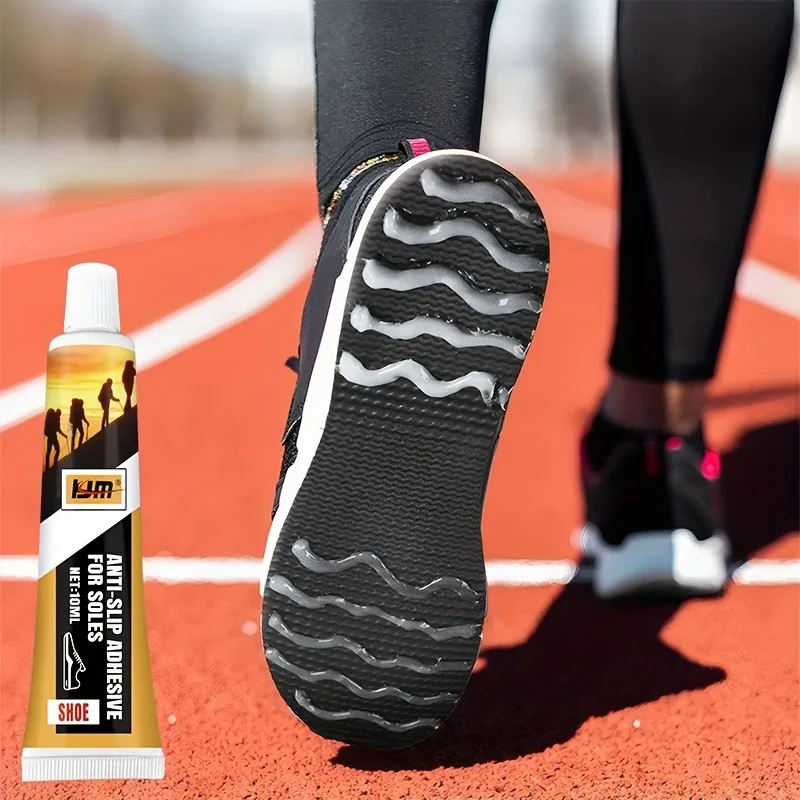 جل قبضة الأحذية المضاد للانزلاق من KJM: لاصق عالي التحمل وغير قابل للانزلاق - جر فوري على الرطب/الممطر/الثلج، مقاوم للاهتراء للأحذية الرياضية/الأحذية