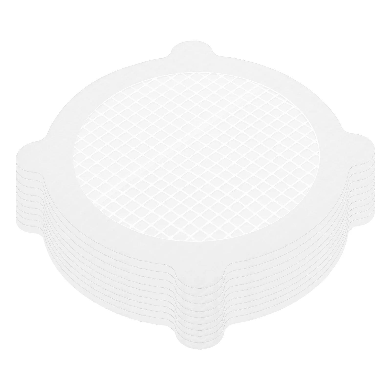 

50pcs Floor Drain Stickers Disposable Shower Drain Filter Hair Catcher For Bathroom Bathtub Kitchen Sink Anti-Blocking Pads