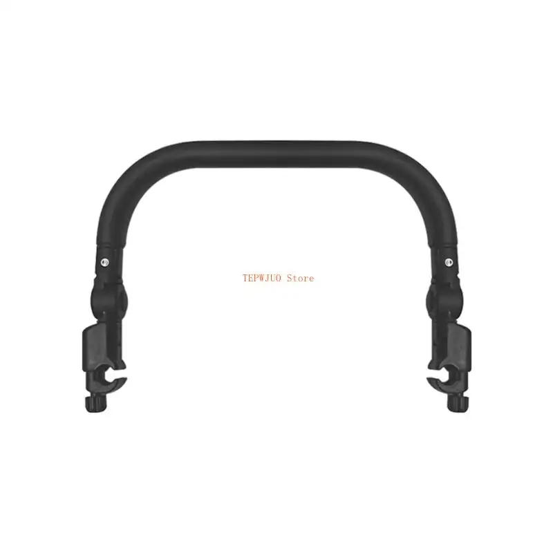 

U50F Baby Strollers Armrest Replacement Bumper Soft PU Leather Handrail Travel Design