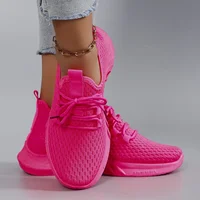 Women's Breathable Mesh Flat Shoes Casual Sports Sneakers Summer Walking Shoes Clearance Free Shipping - Image 4