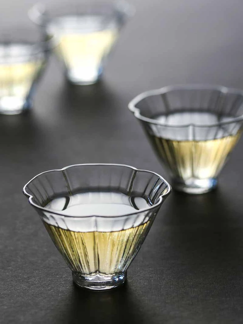 

Japanese Style Handmade Heat Resistant Glass Tea Cup Gongfu Tea Drinking Cup Transparent Single Cup Tea Set for Tea Lovers