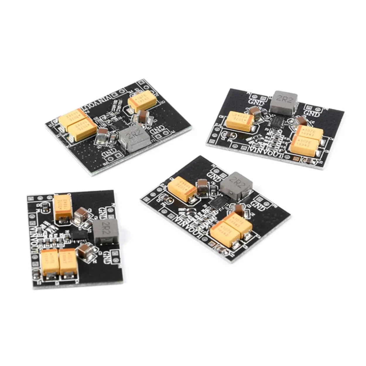 5pcs TPS63020 power module board, automatic boost and buck, 2.5V 3.3V 4.2V 5V lithium battery, low ripple