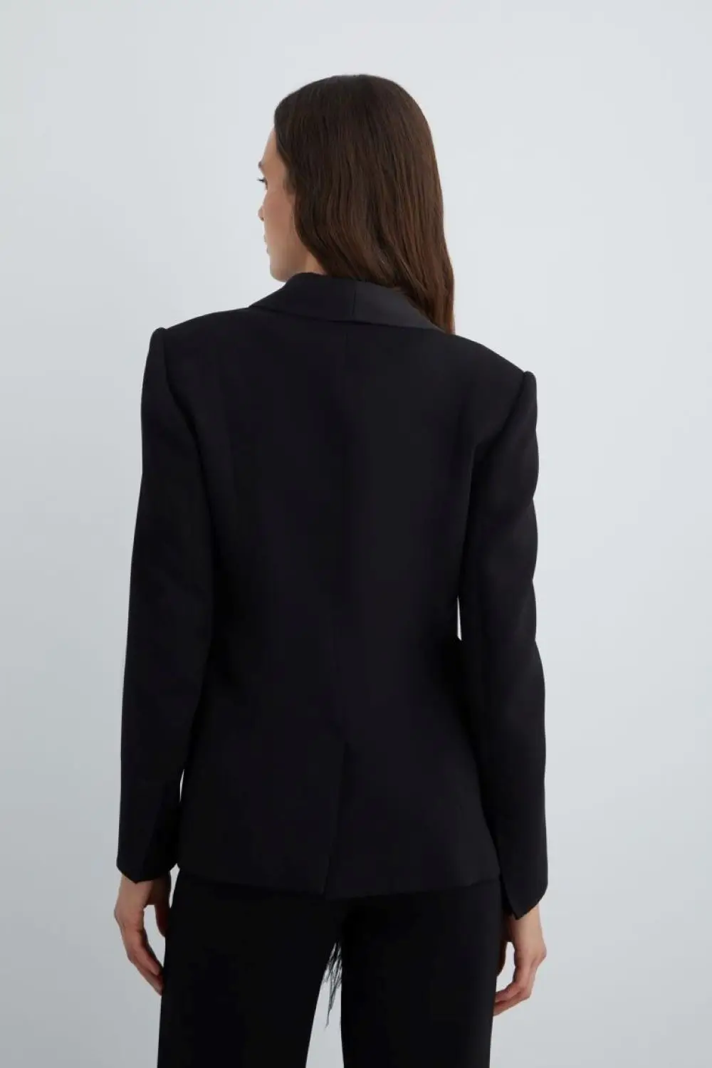 New Design Office Women Pants Suits 2 Pieces Plus Size Wrap Lapel Pocket Blazer Customized Formal Evening Party Outfit