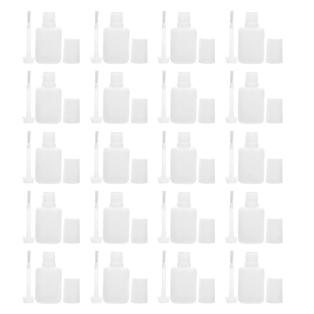 

20Pcs Nail Polish Bottles Durable Empty Leak Proof Reusable Container for DIY Nail Art Manicure Accessory Leak-Proof Bottle