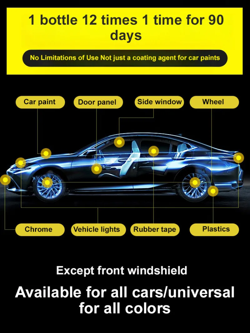 Car Coating Agent Liquid Car Ceramic Nano Coating Liquid Car Coating Agent Liquid  Coatin Nano Crystal Car Polish