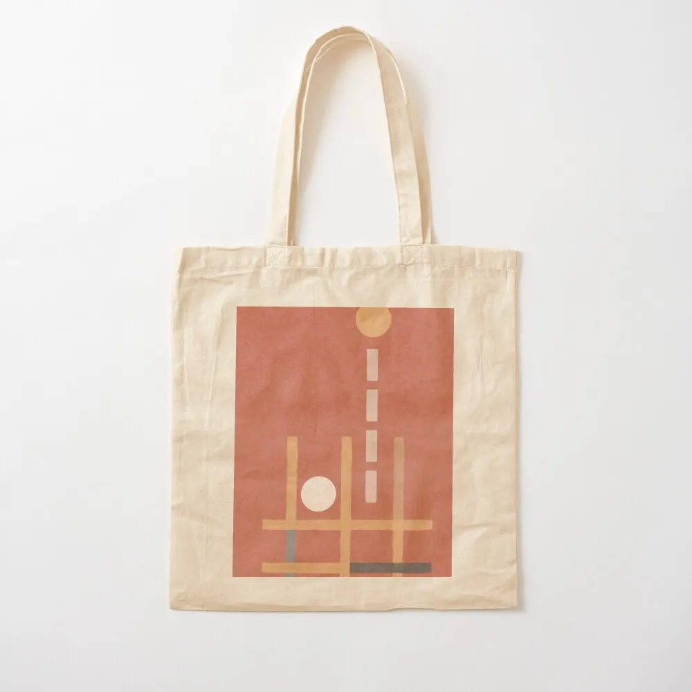 Falling and bouncing - geometrical terracotta design #46 Tote Bag