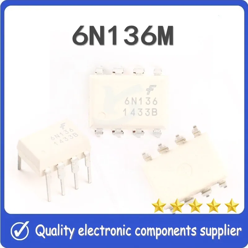 6N136M Original NEW CHIP MCU Electronics stm 32 ESP 8266 sensor dc-dc Power Quality  in stock