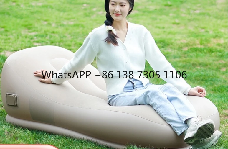 

Lazy inflatable sofa reclining and sleeping single portable outdoor air adult dormitory reclining chair camping