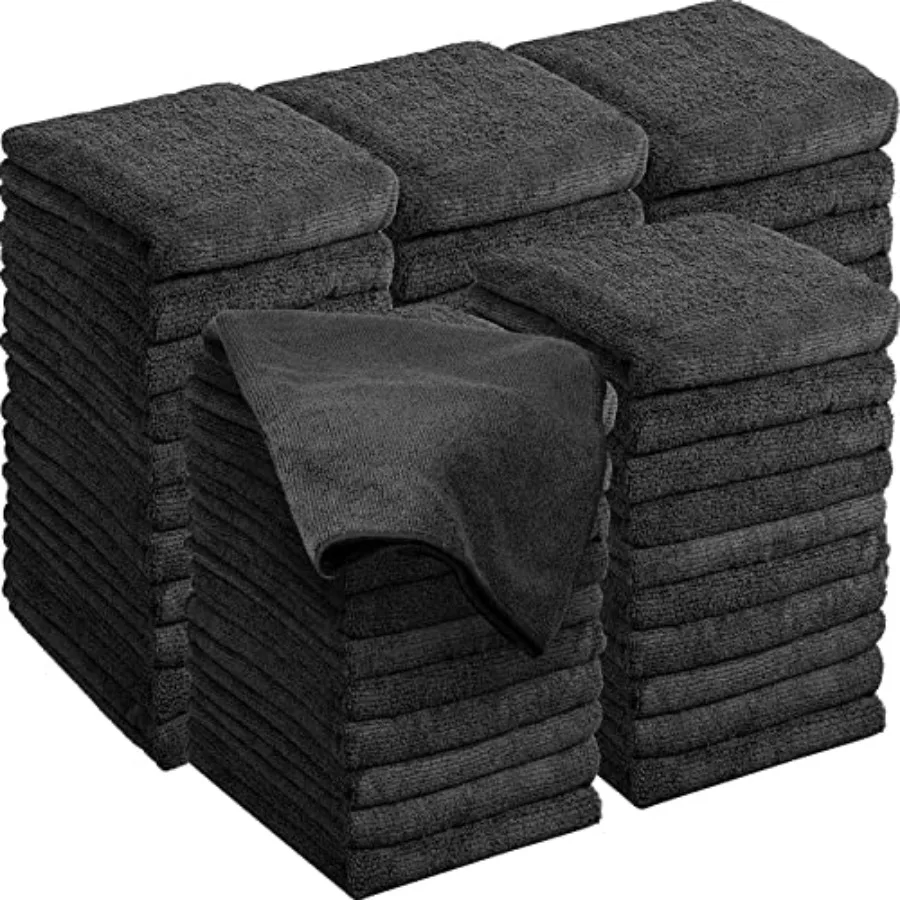 

48 Pack Bleach Proof Towels 16x 26inch Microfiber Absorbent Hair Towels Bulk Bleach Salon Hand Drying Cloth for Gym Bath Spa Sh
