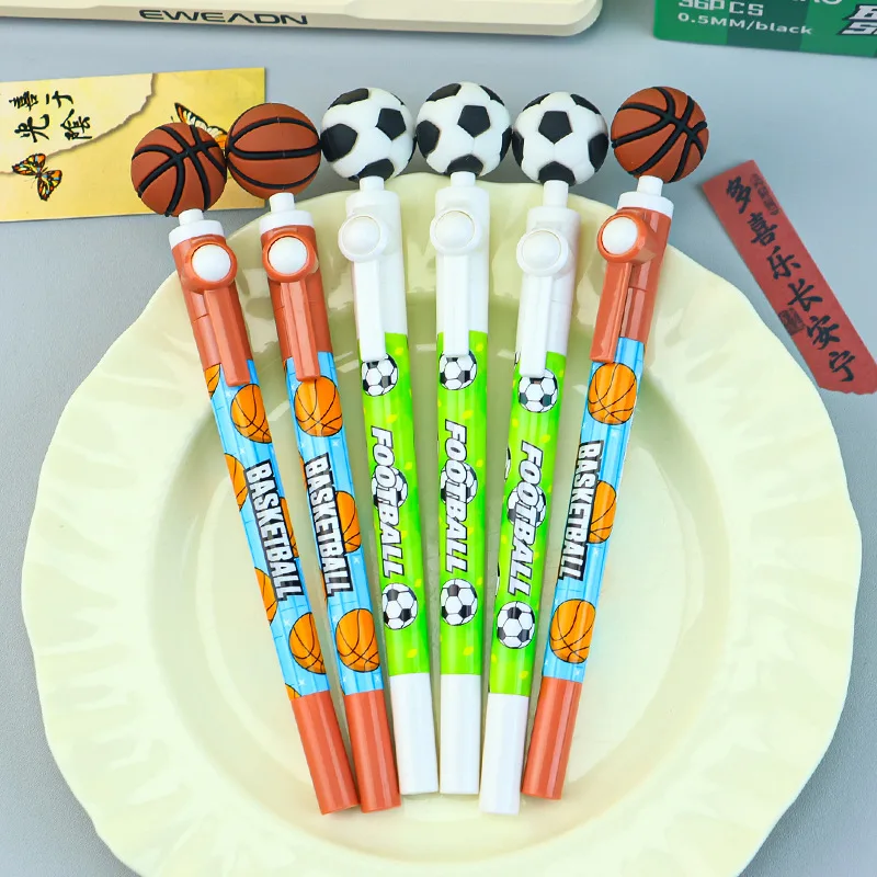 

Creative Cartoon Cute Football Transfer Gel Pens High Value Fun Stationery Student Writing Smooth Brush Writing Tools