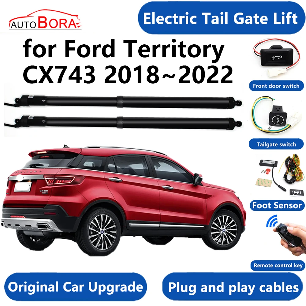 

AutoBora Car Electric Tail Gate Lift System Power Liftgate Kit Auto Automatic Tailgate Opener for Ford Territory CX743 2018~2022