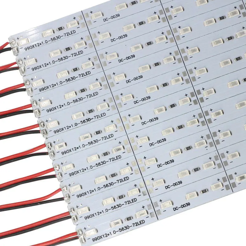 10pcs 25cm 50cm 12V 24V LED Hard Strip Rigid Bar 3000k Natural White 4000k White 6000k Red Green Blue Yellow Cabinet Showcase
