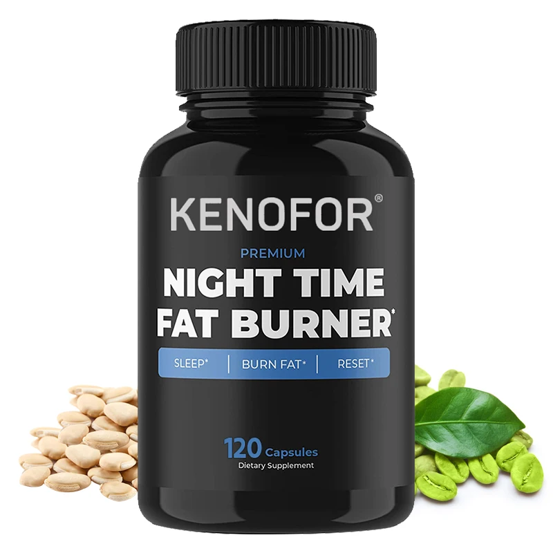 

Night Time Fat Burner - Appetite Suppressant and Weight Management with Green Coffee Bean Extract and White Kidney Bean