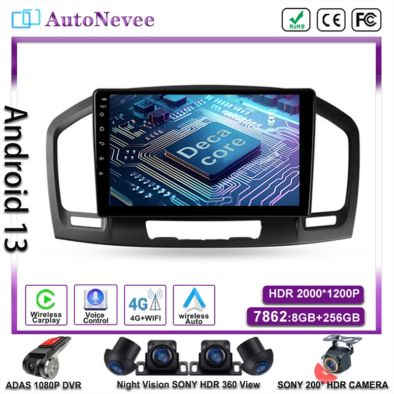 

Android Player GPS Navigation For Buick Regal For Opel Insignia 1 2009 2010 2011 2012 2013 Radio Stereo Multimedia Car Screen