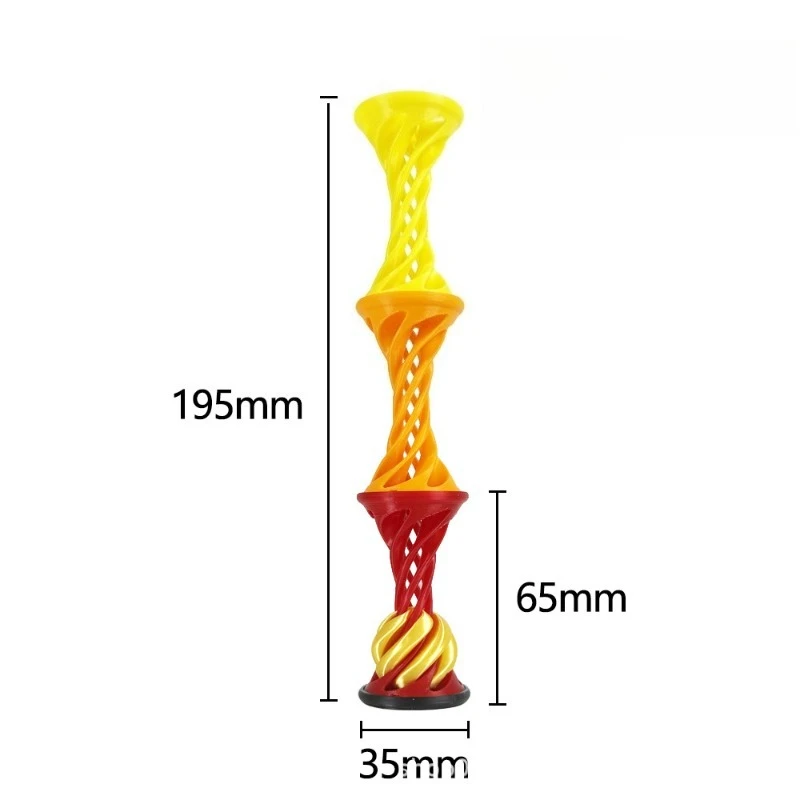 Спиральная игрушка, декомпрессионная трехмерная выброска