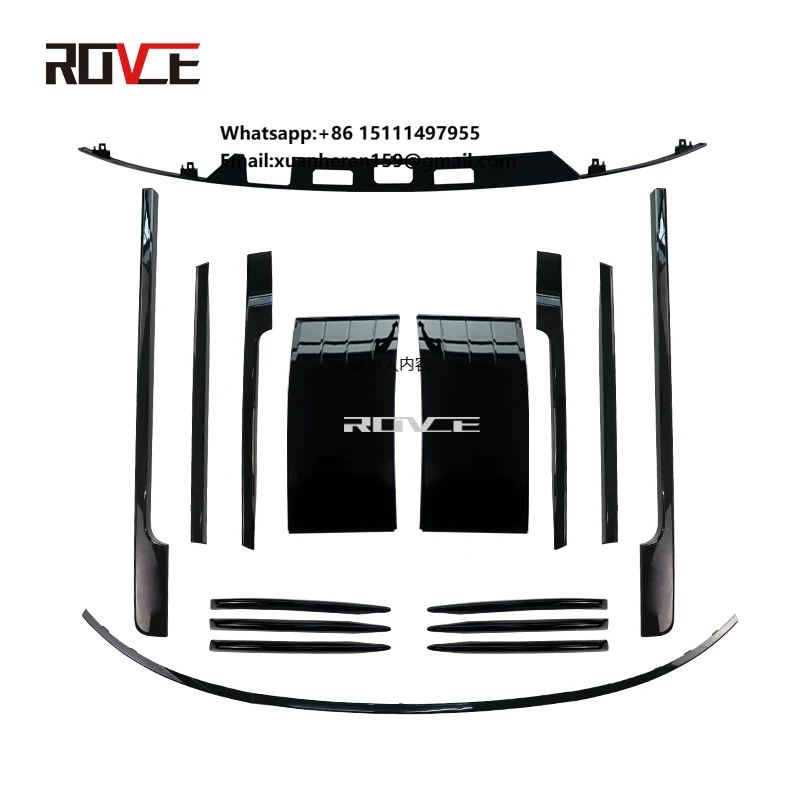 

ROVCE: Горячая новинка! Комплект обвесов для Land Rover Range Rover Vogue 2013 (обновление до модели 2018 года), черный стиль, декоративные элементы