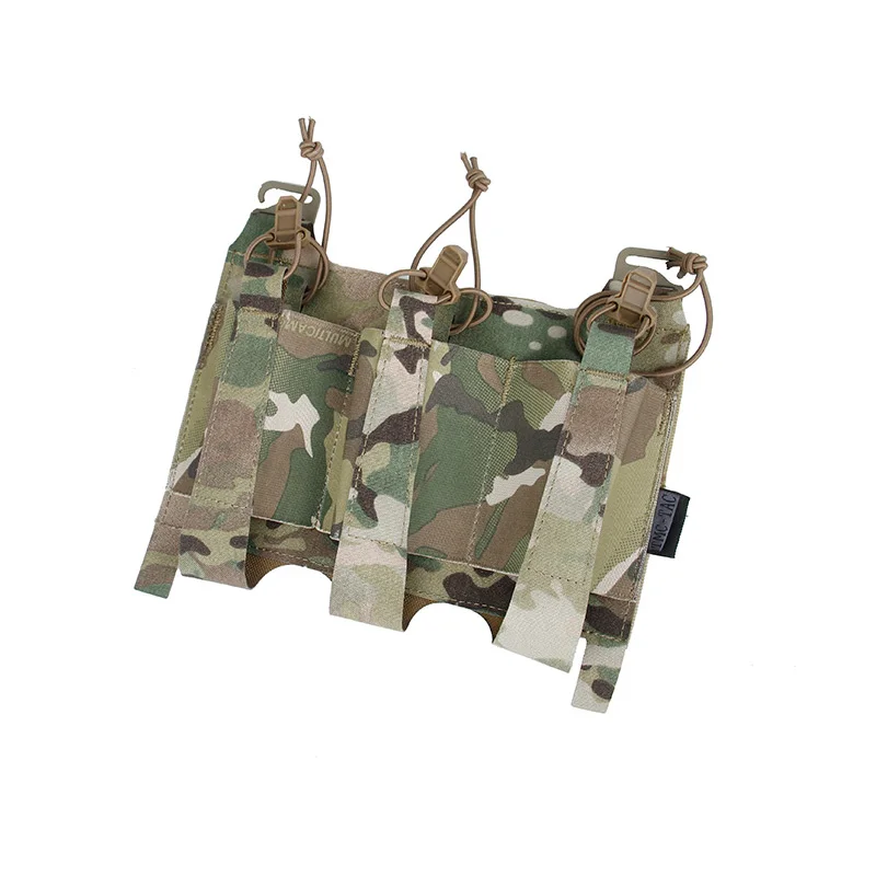 

TMC Triple 556 Front Flap Elastic Magazine Pouch Placard Multi Camo(051686)