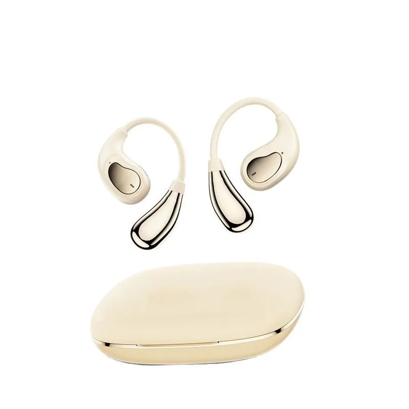 2025 신제품 골전도 헤드폰, 장시간 착용 가능, 통증 없음, 스포츠 이어훅 블루투스 헤드폰, 완전 무선