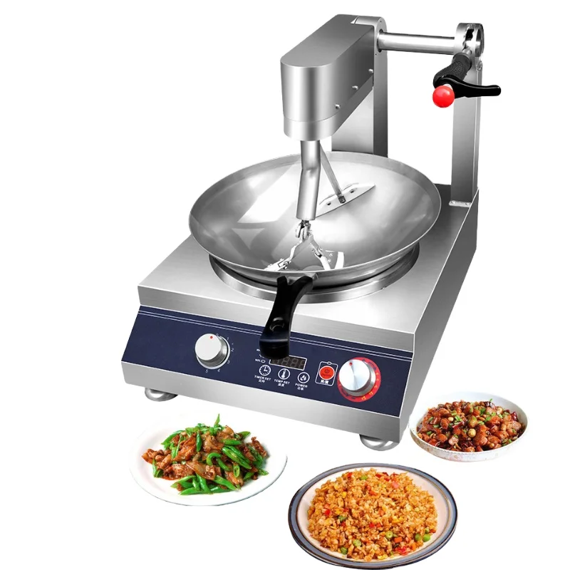 

Semikron Automatic Stir Fry Wok Auto Fried Rice Cooking Machine For Commercial Kitchen Equipment