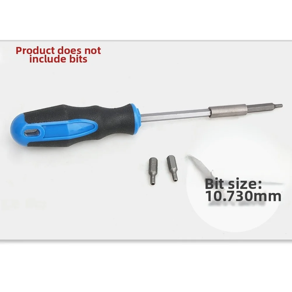 

Удлиненная магнитная шестигранная отвертка с валом для 6, 3, совместимая с легкими миллиметровыми битами 6, 35