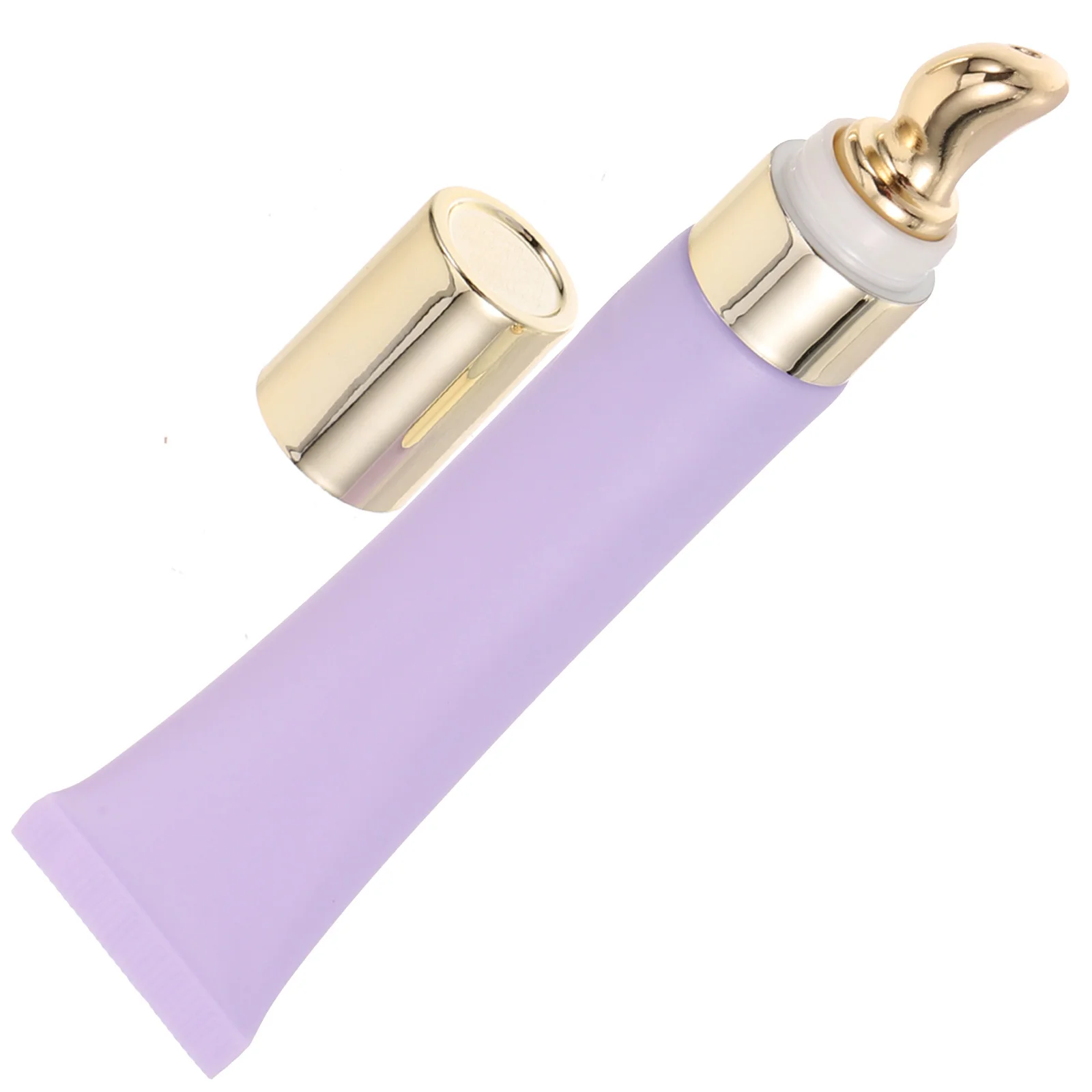 

20ml Purple Matte Zinc Alloy Massage Head Eye Cream Tubes 20g Refillable Travel Size Portable Empty Dispenser Gel Packaging