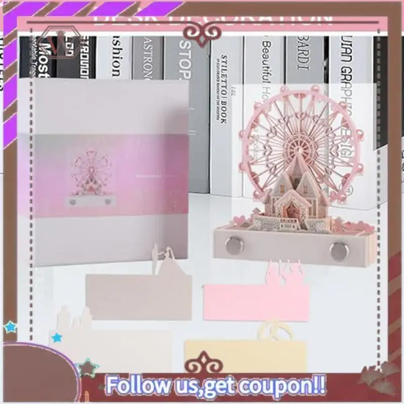 ABBG-1 قطعة 3D المفكرة أجندة مكتبية /رزنامة مكتبية مع أضواء ، الفنان أجندة مكتبية /رزنامة مكتبية الوردي 2024 التقويم 3D المفكرة Artopad النقش