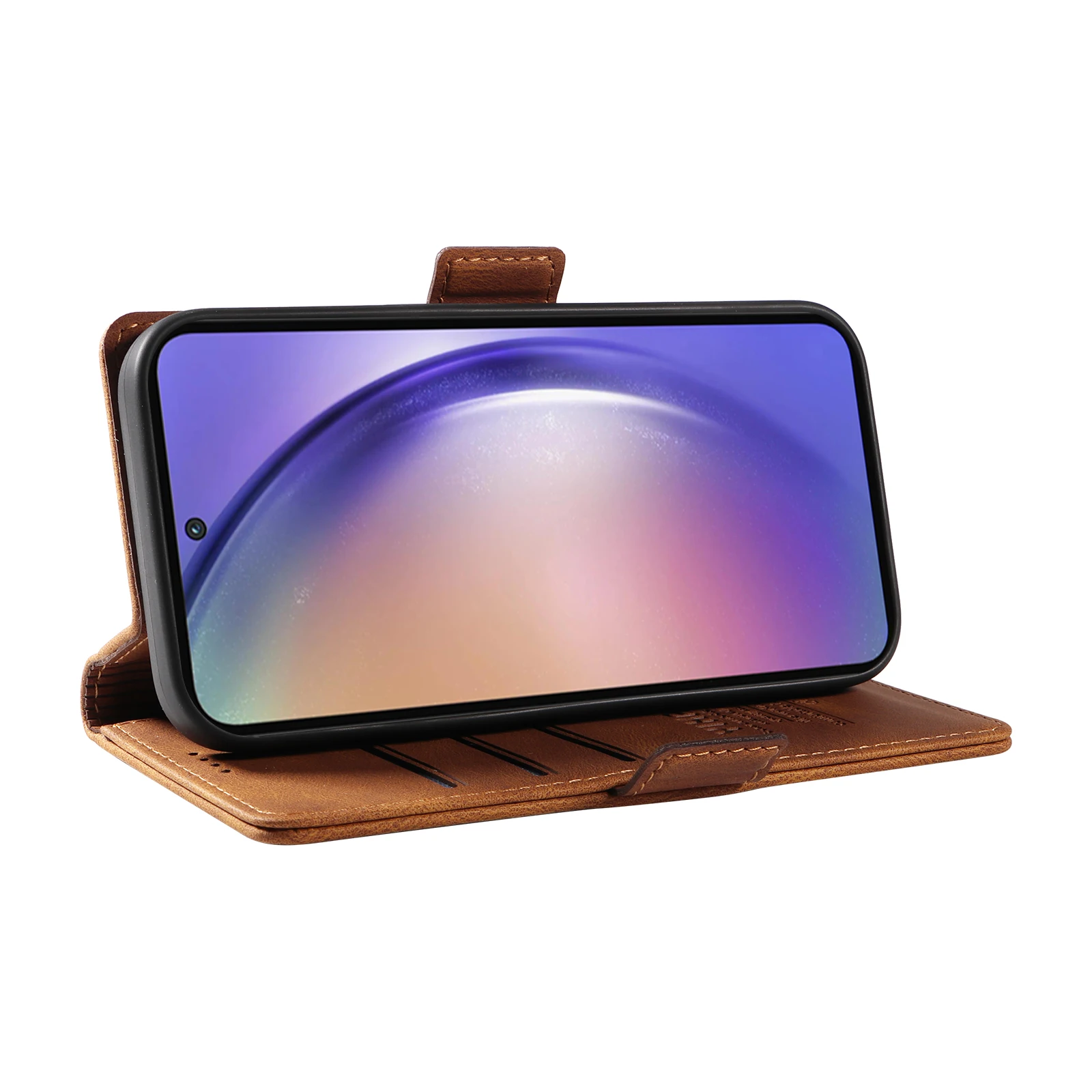 حافظة لهاتف سامسونج جالاكسي A 32 33 42 52 82 23 36 56 71 72 73 حافظة هاتف مغناطيسية فاخرة لتخزين البطاقات والمال