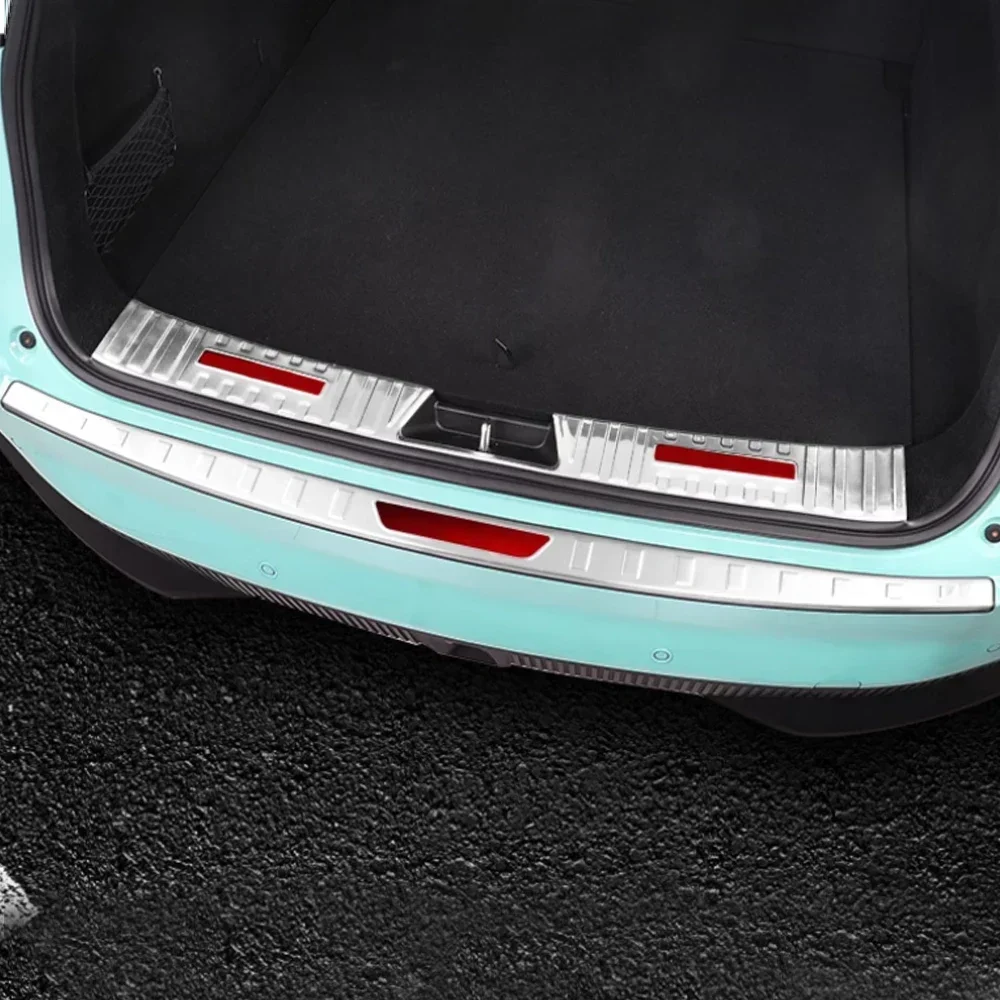 

Trunk Bumper for GWM Wey Macchiato 2021 2022 2023 2024 Car Accessories Stainless Rear Fender Protector Cover Stick Decoration