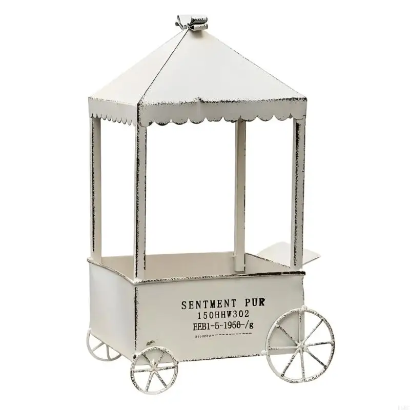 Decorative Movable Flower Stand Garden Planter Pot For Patios And Yard