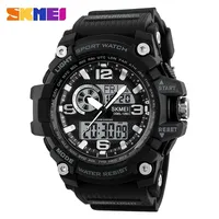 SKMEI Digital Quartz Watch for Men Waterproof Sport Electronic Countdown Man Wristwatches Military Alarm Clock Reloj Hombre 1283