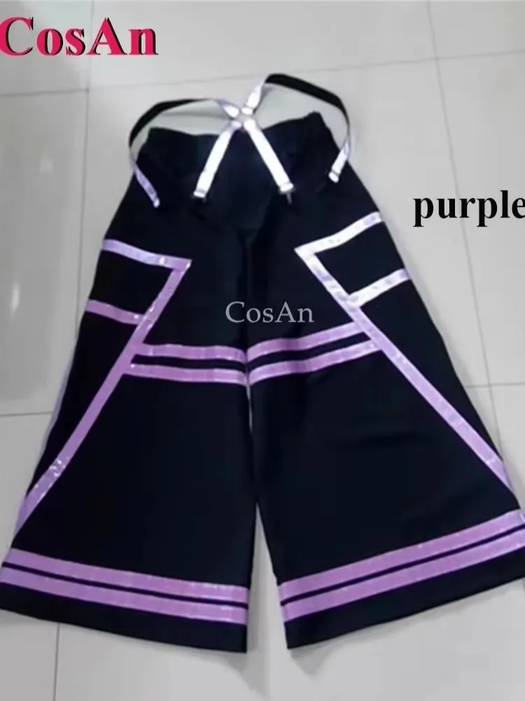 CosAn Original Shield Ghost Dance Pants Fashion AUS Shuffle Phat Pants Pantalon à jambe droite avec effet réfléchissant lumineux Nouveau