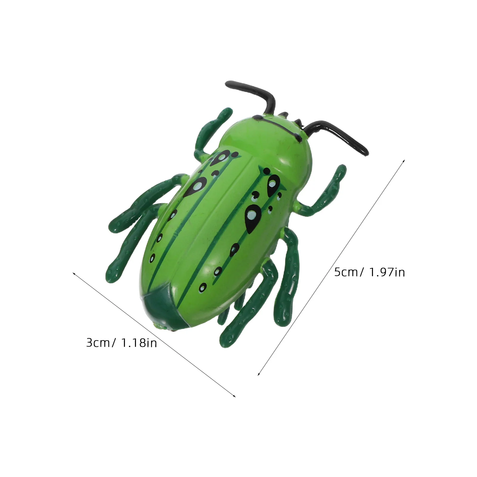 4 pezzi mini insetti elettrici da passeggio simulazione teaser interattivo per animali domestici in movimento pulsante automatico incluso per bambini e animali domestici